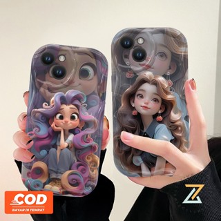 เคสโทรศัพท์มือถือ ซิลิโคน ลายเจ้าหญิงหนี หัวใจ สําหรับ Realme C53 C33 C55 C30 C35 Realme 10 4G Realme C21Y C25Y Realme C15 C25 5S 5I C2 Narzo 50A Prime Narzo N55