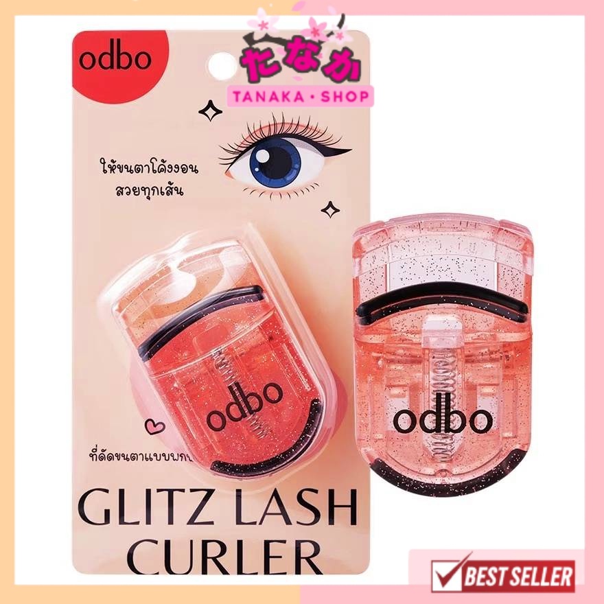 ODBO Glitz Lash Curler 1pc #OD8028 โอดีบีโอ ที่ดัดขนตาแบบพกพา.