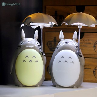 โคมไฟ Totoro เพื่อนบ้านของฉันที่น่ารัก ไฟ LED กลางคืนสำหรับเด็ก – โคมไฟอ่านหนังสือ USB น่ารัก – ของขวัญตกแต่งบ้านที่สมบูรณ์แบบ – โคมไฟแปลกใหม่ TH