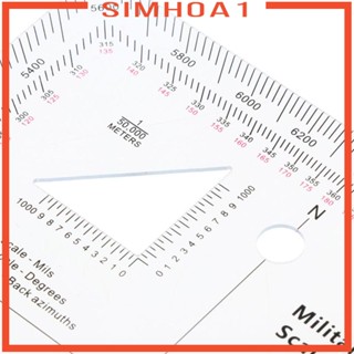 [Simhoa1] เครื่องโปรแทรกเตอร์ สเกล 5 นิ้ว x5 นิ้ว สําหรับอ่านหนังสือ