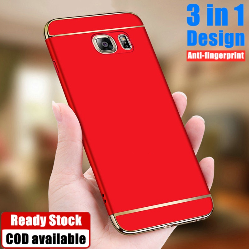 เคสโทรศัพท์มือถือแบบแข็ง ผิวด้าน พร้อมกรอบชุบไฟฟ้า 6D สําหรับ Samsung Galaxy S7 Edge SM-G935F G935FD