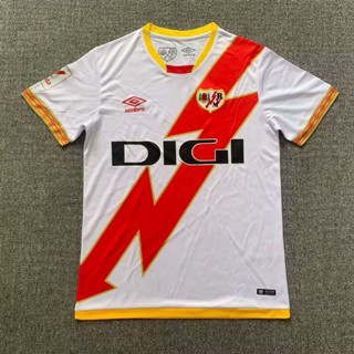 เสื้อกีฬาแขนสั้น ลายทีมชาติฟุตบอล Rayo Vallecano 23-24 Season ชุดเหย้า S-XXL ชุดเหย้า AAA