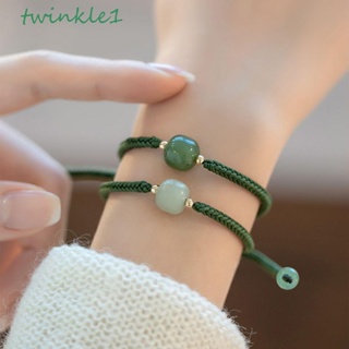 Twinkle1 สร้อยข้อมือ กําไลข้อมือ สไตล์จีนโบราณ เรียบง่าย แฟชั่นสําหรับผู้หญิง