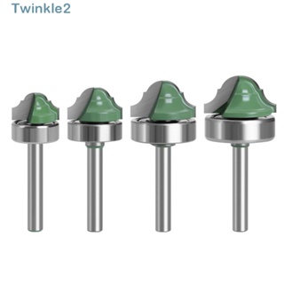 Twinkle ดอกกัดมิลลิ่ง คาร์ไบด์ ก้าน 6 มม. 6.35 มม. ทนทาน พร้อมตลับลูกปืน สําหรับงานไม้