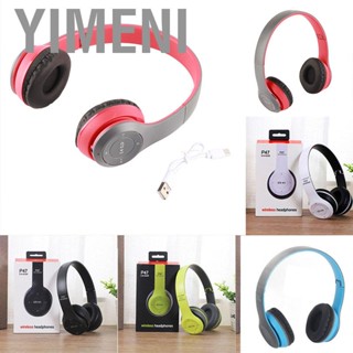 Yimeni Headset Foldable Heavy Bass Ergonomic  Sport  for Students Adults Home Office School