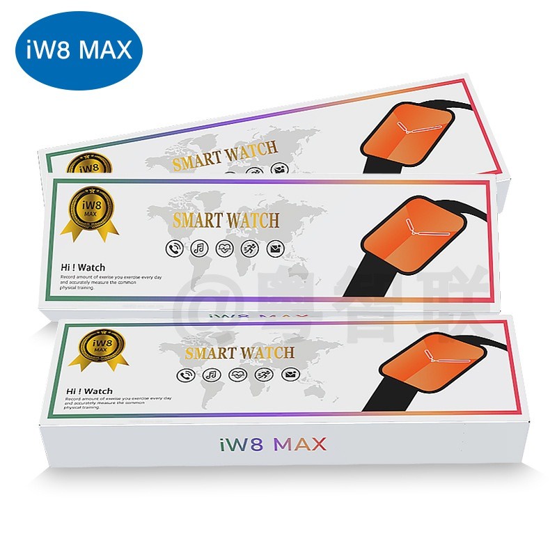 IW8 Max สมาร์ทนาฬิกาข้อความเตือน SmartWatch 1.73 นิ้ว Dialing กีฬา Sleep Monitoring Heart-rate PK X9