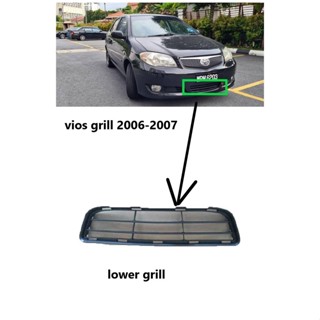 ตะแกรงกระจังหน้ารถยนต์ ด้านล่าง สําหรับ TOYOTA VIOS gen1 2006 2007