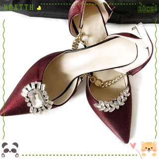 Nextth คลิปหัวเข็มขัด ประดับพลอยเทียม คริสตัล แวววาว ถอดออกไ…