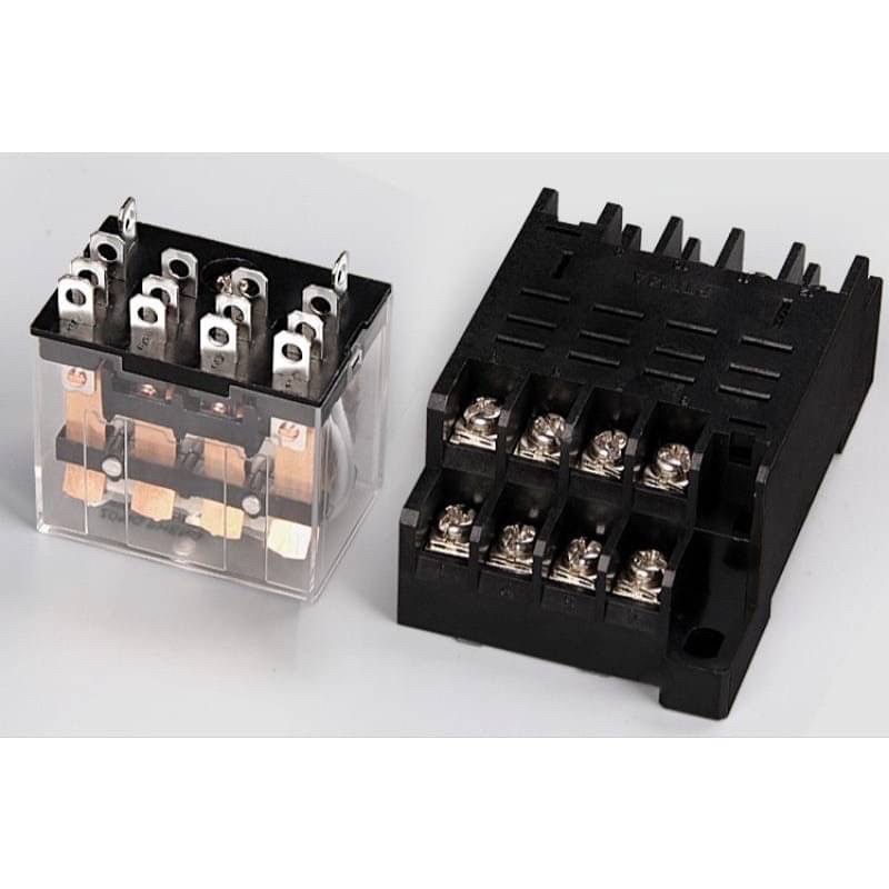 งานแท้ รีเลย์ LY4NJ+socket เดิมแท้   รีเลย์กลาง LY4N j DC24V ส่งทุกวัน ร้านใน  กทม แปลงไฟ ของใหม่ คุ