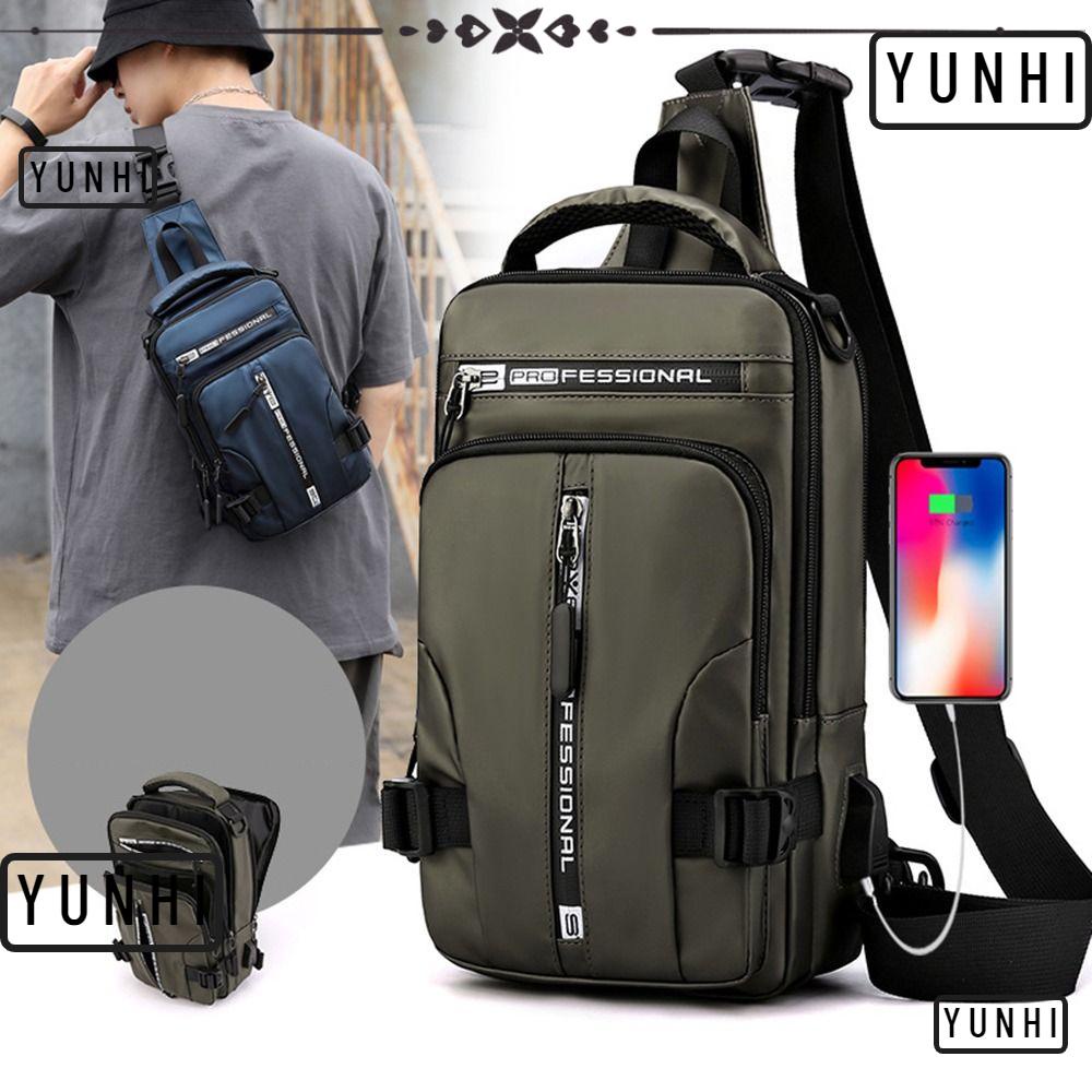 Yunhi กระเป๋าเป้สะพายหลัง กระเป๋าสะพายไหล่ ผ้าไนล่อน กันน้ํา น้ําหนักเบา กันขโมย เหมาะกับการพกพาเดินทาง