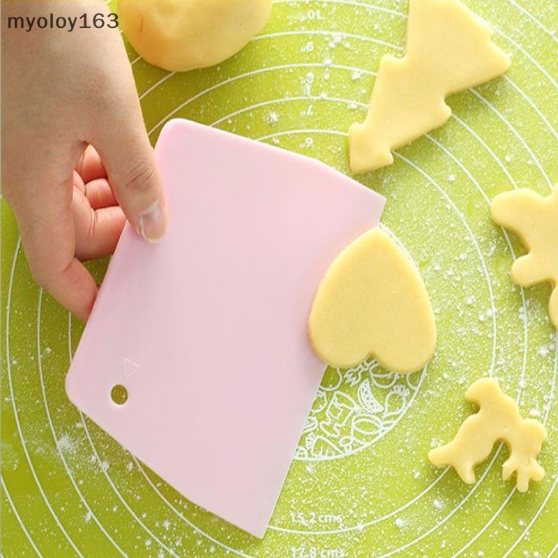 Myoloy ไม้พายตัดแป้งโดว์ ทรงสี่เหลี่ยมคางหมู สําหรับทําเนย