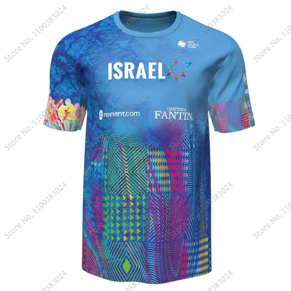 ขายใหญ่ france tour Israel Start Up Nation 2022 Camisa Jersey Tops Casual การวิเคราะห์ T เสื้อวิ่งเส