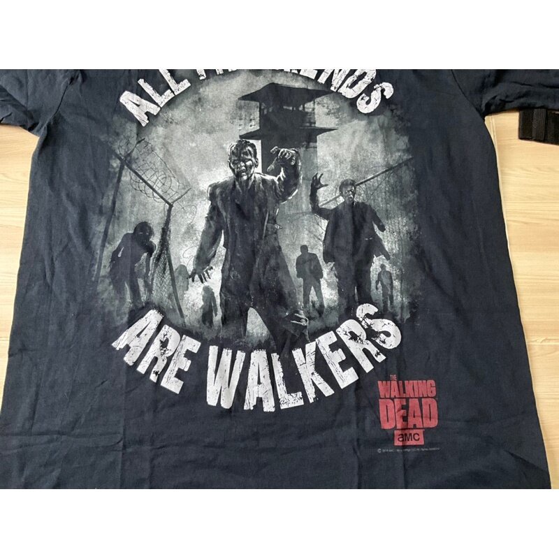 MIDI# เสื้อยืดพิมพ์ลายแฟชั่นเสื้อ The Walking Dead All My Friends ของ 1010.3🌞
