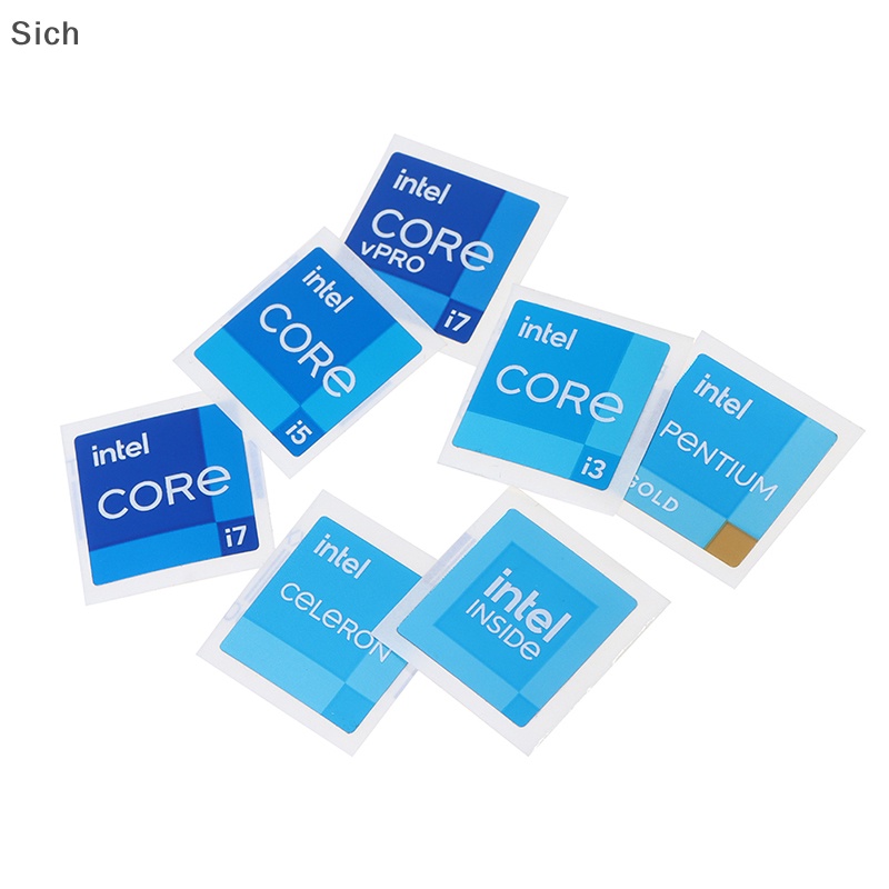 [Sich] ใหม่ สติกเกอร์ CPU 11 Generation i3 i5 i7 VPRO INSIDE สําหรับติดตกแต่งแล็ปท็อป DIY 5 ชิ้น