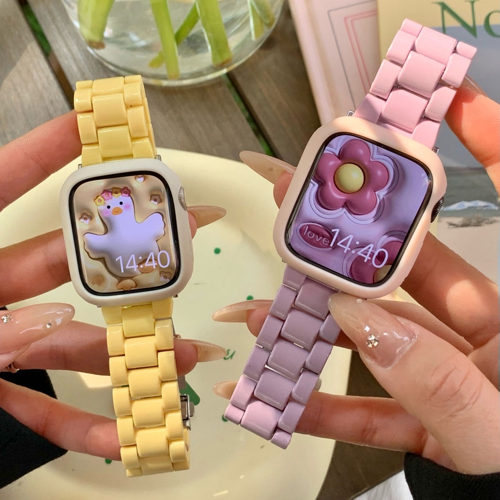 สายนาฬิกาข้อมือเรซิ่น สีมาการอง แบบเปลี่ยน สําหรับ Honor Watch 4 Honor Watch4 Smartwatch