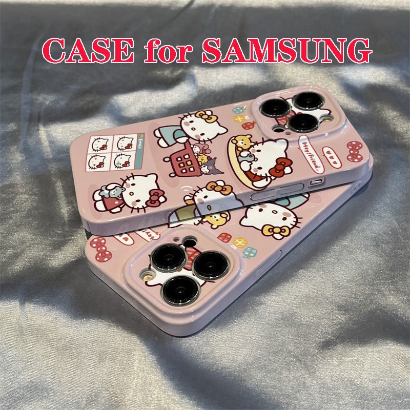 ใหม่ เคสโทรศัพท์มือถือแบบแข็ง ลายการ์ตูนน่ารัก สําหรับ Samsung Galaxy A73 A71 A54 A53 A52 A51 A50 A34 A30 A23 A21s A14 A13 A12 A11 A04s A04e A04 A03s A03 Core A02s A02 4G 5G