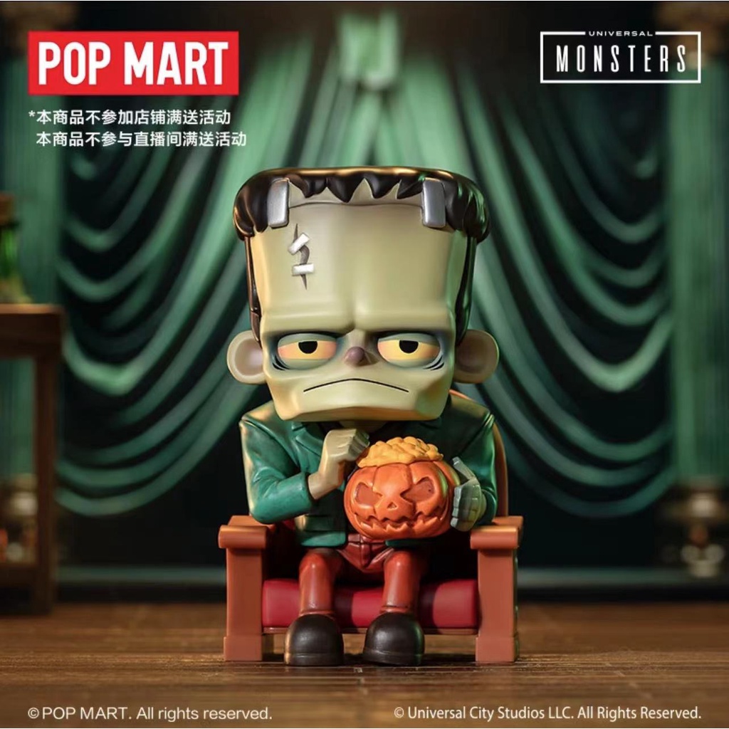Pop MART กล่องสุ่มฟิกเกอร์ Monsters Alliance Series ของขวัญคริสต์มาส