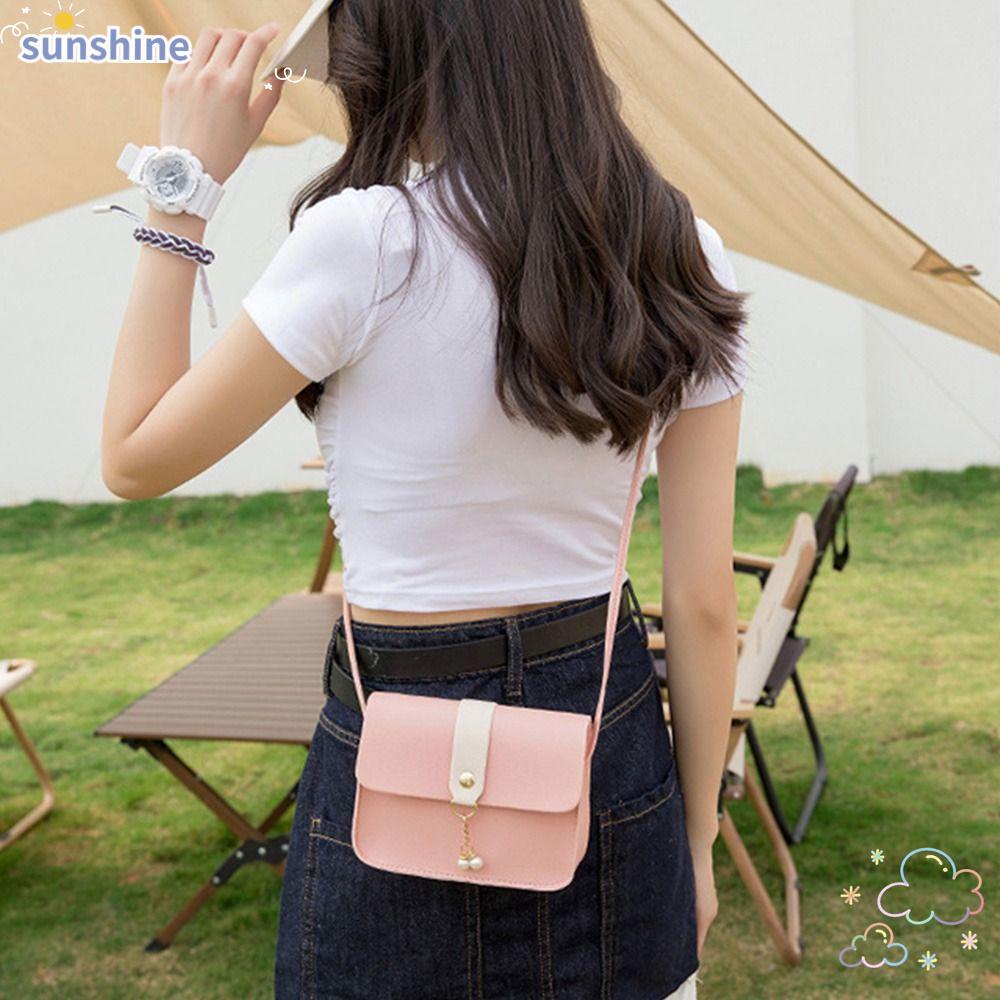 Ssunshine กระเป๋าถือ อเนกประสงค์ หูหิ้ว สร้างสรรค์ สําหรับใส่ของจิปาถะ