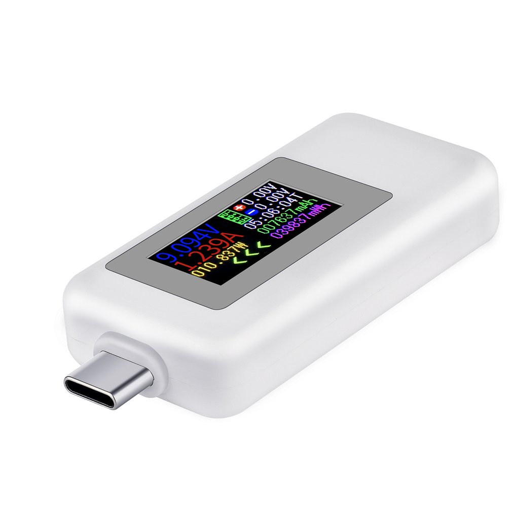☮yunhai☮  Type-C USB Tester Current 4-30V Voltage Meter Timing Ammeter Digital Meter
