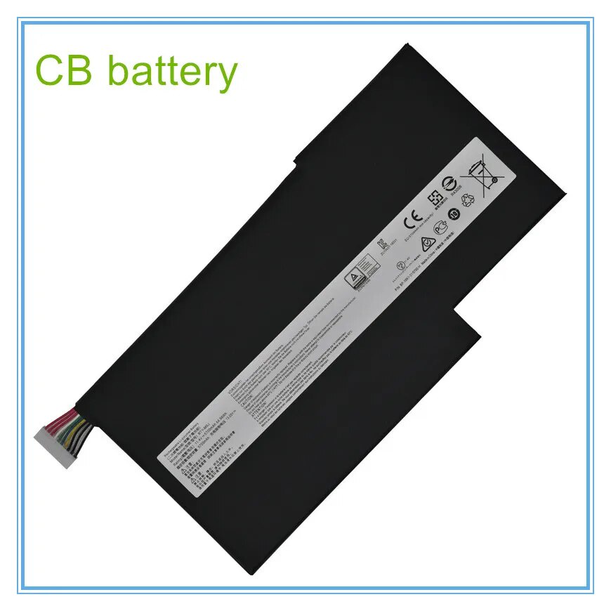 แบตเตอรี่แล็ปท็อป 11.4V 64.98wh 5700mAh BTY-M6J  For GS63VR GS73VR 6RF-001US
