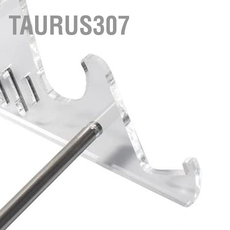 Taurus307 ที่เก็บคีย์บอร์ดขาตั้งอะคริลิคใสแบบถอดได้ความสูงเอียงคีย์บอร์ดขาตั้งจอแสดงผลสำหรับ