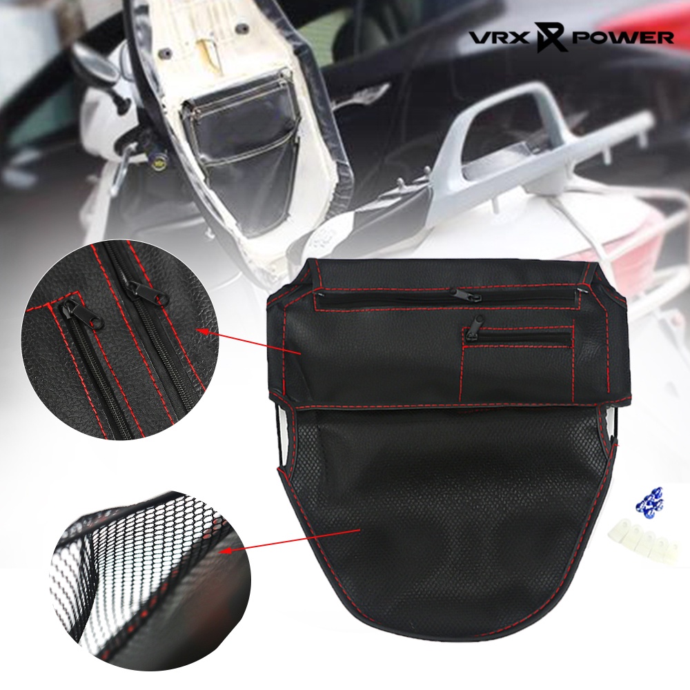 กระเป๋าหนัง PU มีซิป สําหรับสกูตเตอร์ Vespa Sprint Primavera S150 LX GTS GTV