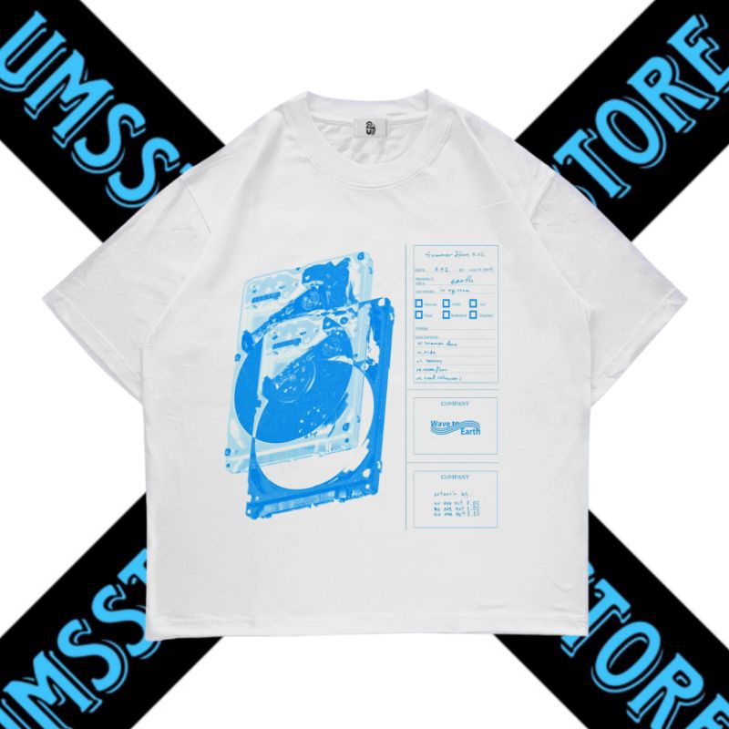 Putih Umsstore | เสื้อยืด ลาย WAVE TO EARTH VOL 4 | เสื้อยืด สีขาว ไซซ์ 30S | เด็ก | ผู้ชาย และผู้หญิง | | วงดนตรี | เพล