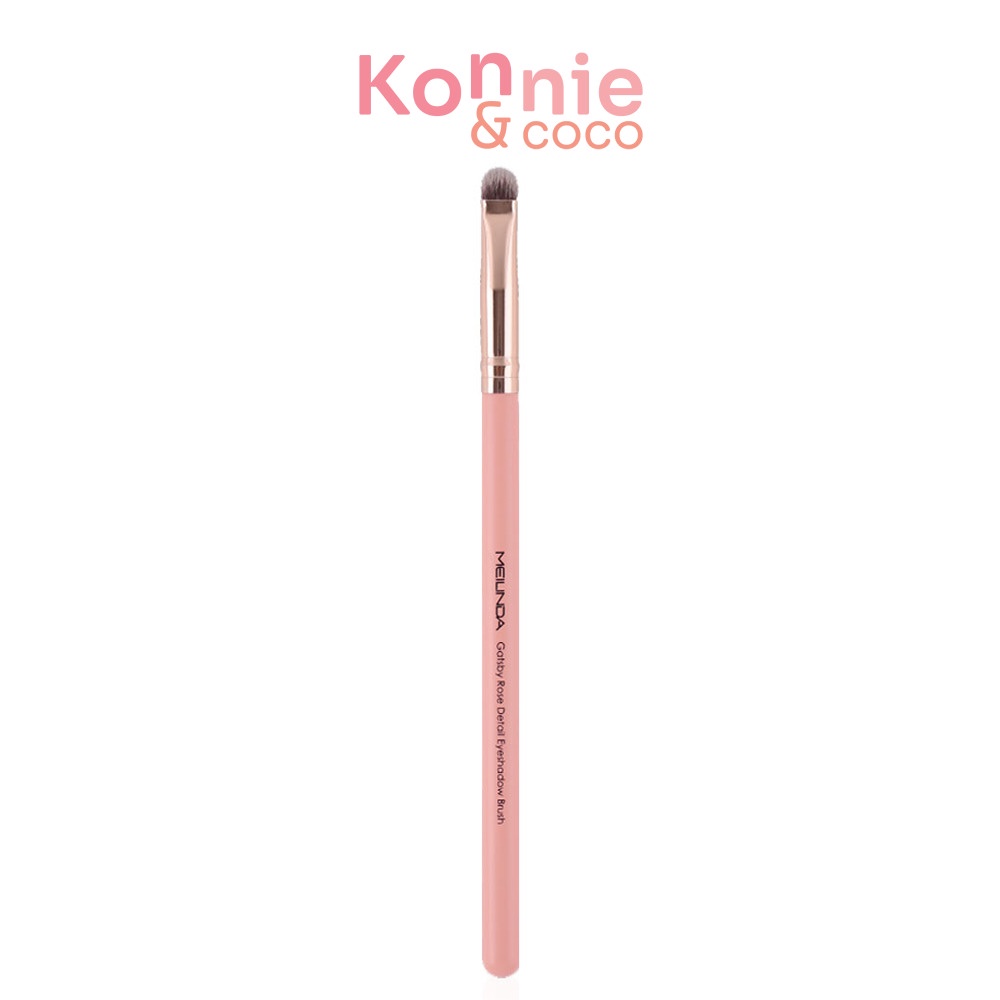 Mei Linda Gatsby Rose Detail Eyeshadow Brush เมลินดา แปรงอายแชโดว์ขนสั้นทรงแบน.