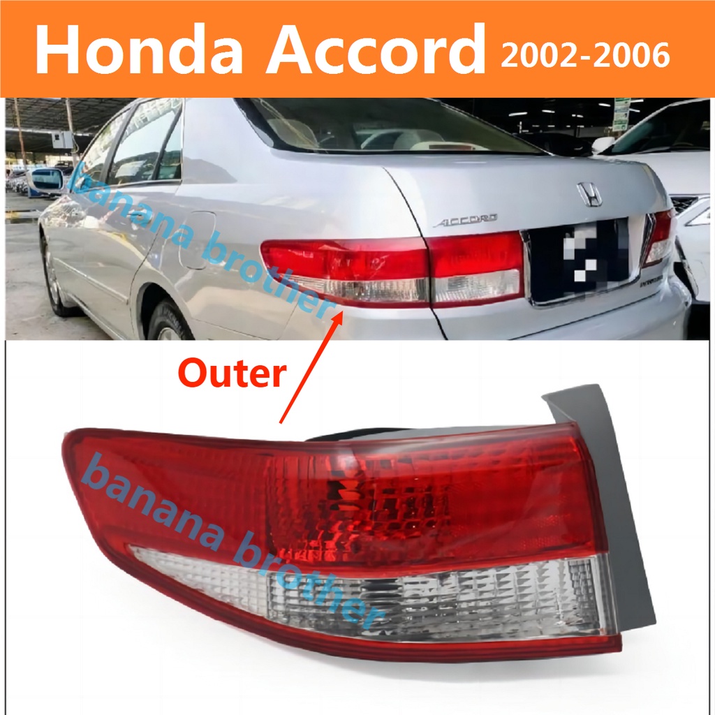 ไฟท้าย ไฟเบรก ไฟหยุด สําหรับ Honda Accord G7 SDA (2003-2006) ไฟท้าย  เสื้อ​ไฟท้าย ไฟท้าย​แต่ง ไฟท้าย
