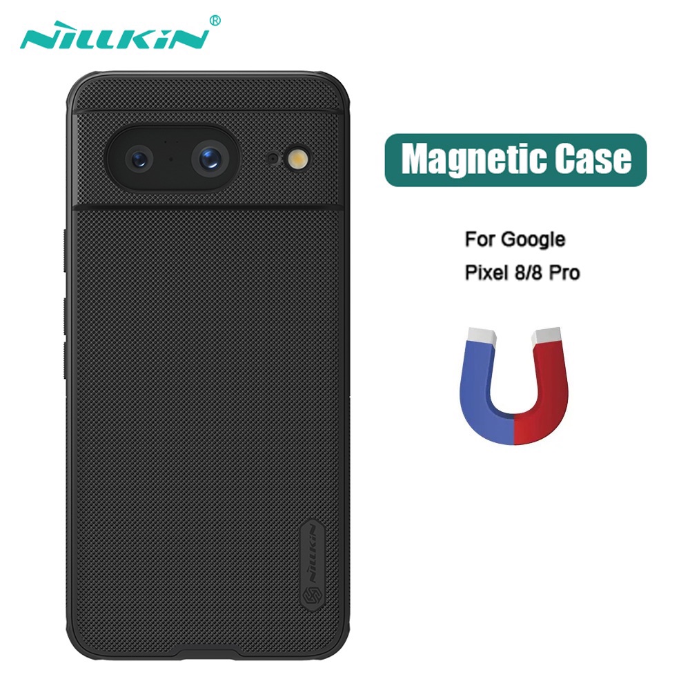เคส Pixel 8 Nillkin Frosted Shield Pro ฝาครอบแม่เหล็กเคสสำหรับ Google Pixel8 Pro