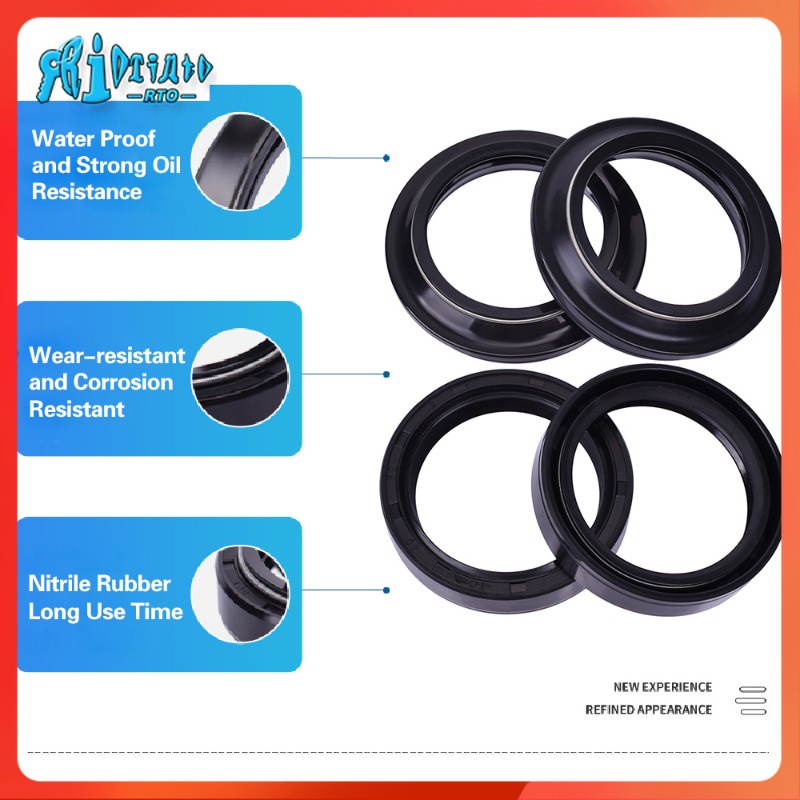 Rto 40x52x10 รถจักรยานยนต์ส้อมด้านหน้าซีลน้ํามัน 40 52 ฝุ่นสําหรับ BMW R80GS R80 R 80 GS PD 800 R100