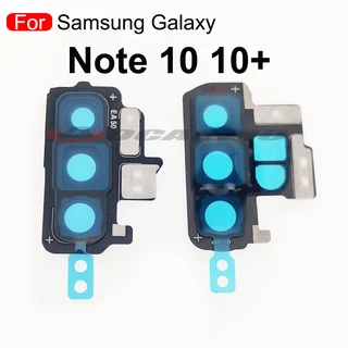 สําหรับ Samsung Galaxy Note 10 Plus Note10 ฝาครอบเลนส์กล้องด้านหลัง พร้อมกรอบ และสติกเกอร์ อะไหล่เปลี่ยน