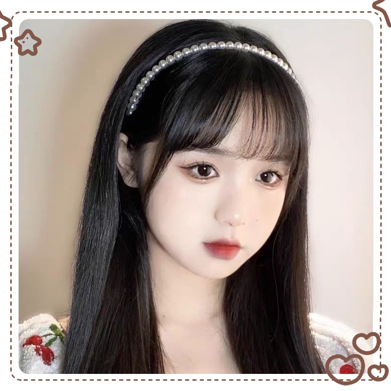 COD พร้อมส่งที่คาดผมสีขาวไข่มุกเกาหลีแฟชั่นลูกปัดสำหรับผู้หญิงเครื่องประดับผมราคาถูกที่สุดขายส่ง-Tender
