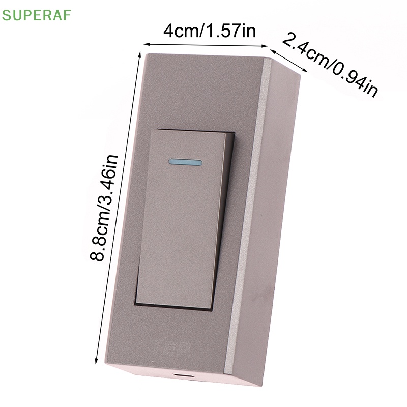 SUPERAF 1 PC 1 Gang 2 Way Surface Mount Wire การติดตั้งข้างเตียงเปิด/ปิดแผงควบคุมแผงโคมไฟติดผนังร้อน - รูปที่ 7