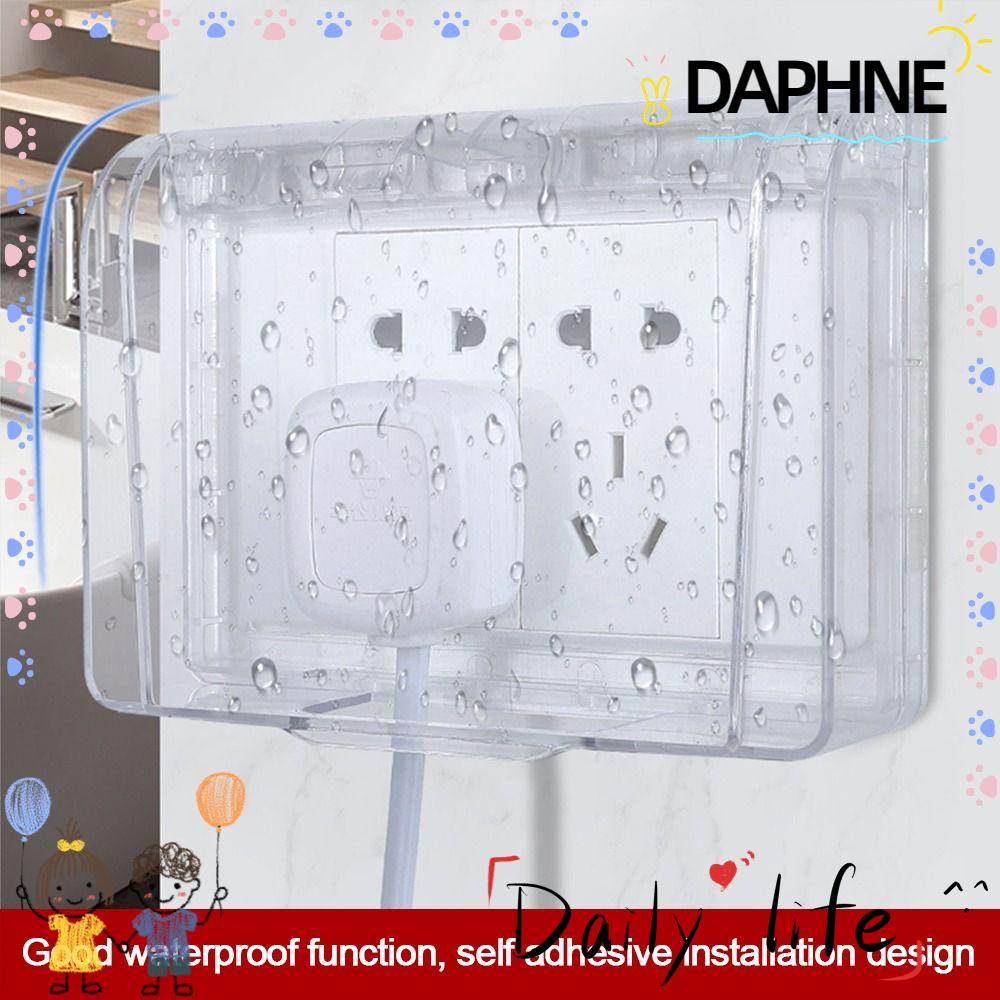 Daphne ฝาครอบสวิตช์ไฟ แบบพลาสติก 86 แบบ มีกาวในตัว กันน้ํา สําหรับติดผนัง