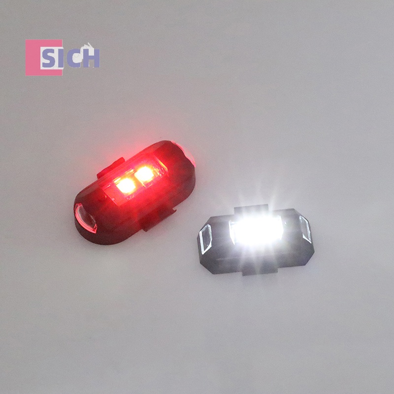 [Sich] ใหม่ ไฟท้ายจักรยาน LED 7 สี USB ป้องกันการชน
