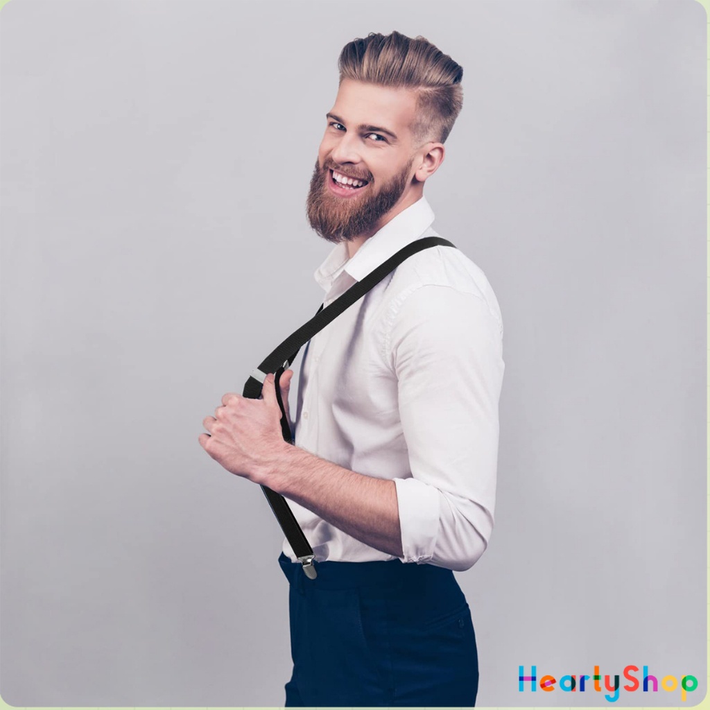 HeartyShop สายเอี้ยมผู้ใหญ่ คลิปสายรัด กว้าง 2.5cm ยืดหยุ่น Y Shape Suspender