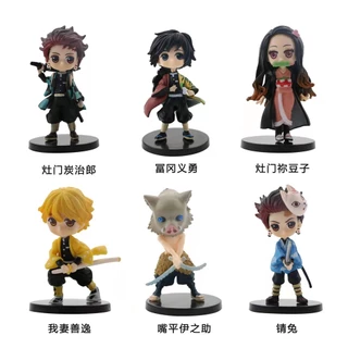 6 ชิ้น / เซต คอสเพลย์ Nezuko Zenitsu ฟิกเกอร์อะนิเมะ COD หุ้นแอ็คชั่น โมเดลตุ๊กตา ของเล่นสําหรับเด็ก ของขวัญ ของสะสม รถ เครื่องประดับ บ้าน เค้ก ตกแต่ง Gacha Lobster