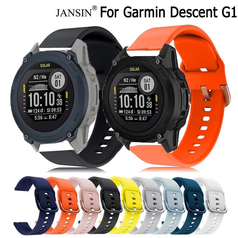สาย Garmin Descent G1 สายนาฬิกา สายนาฬิกา ซิลิโคน สำหรับ Garmin Descent G1 สมาร์ทวอทช์