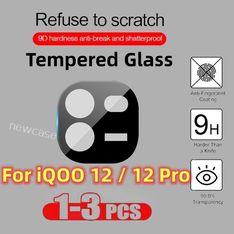 ฟิล์มกระจกนิรภัยกันรอยหน้าจอ ทรงโค้ง 3D สําหรับ Vivo iQOO 12 Pro iQOO12 iQOO12Pro 5G 2023 1-3 ชิ้น