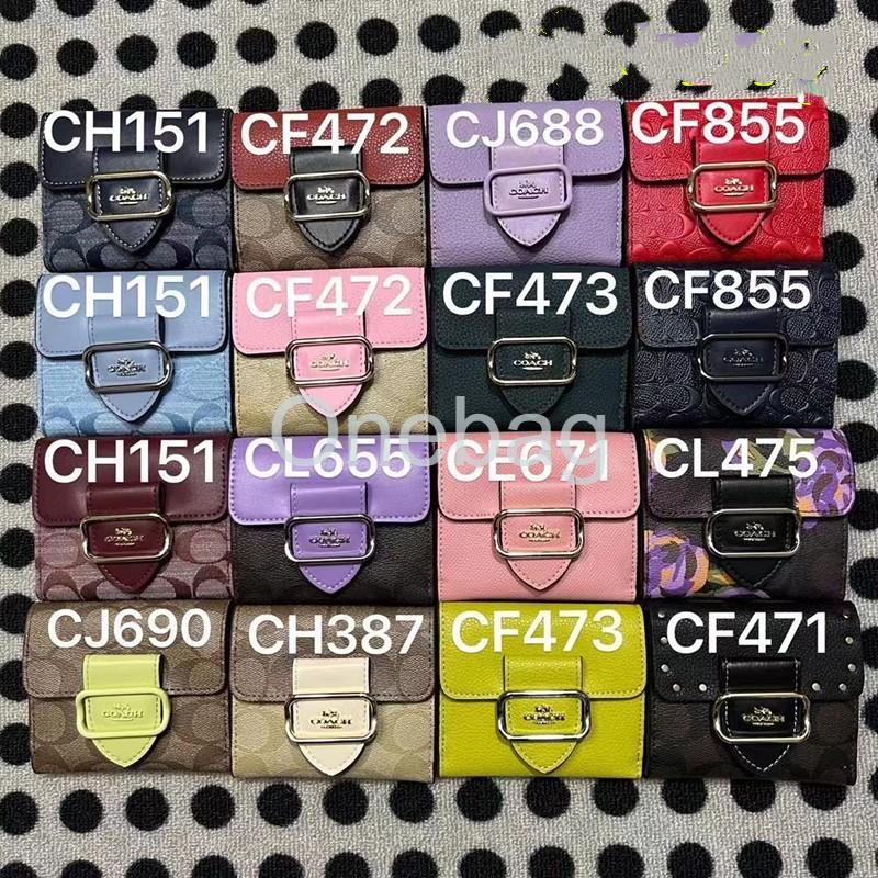 CF472 CF473 CF855 CH151 CH387 CJ655 CJ688 CJ690 CF471 ขนาดเล็ก Morgan Snap กระเป๋าสตางค์ผู้หญิงพับกร