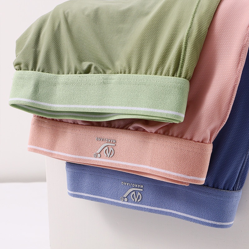 ใหม่ กางเกงชั้นใน ผ้าเรยอน ผ้าตาข่าย ระบายอากาศ ใส่สบาย เหมาะกับฤดูร้อน สําหรับผู้ชาย 1056-DK - รูปที่ 4