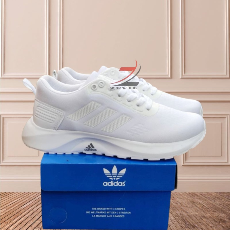 PUTIH Cod!!! adidas zoom Shoes For Women White Selling Sports sport Jogging zumba Aerobics Gymnasti