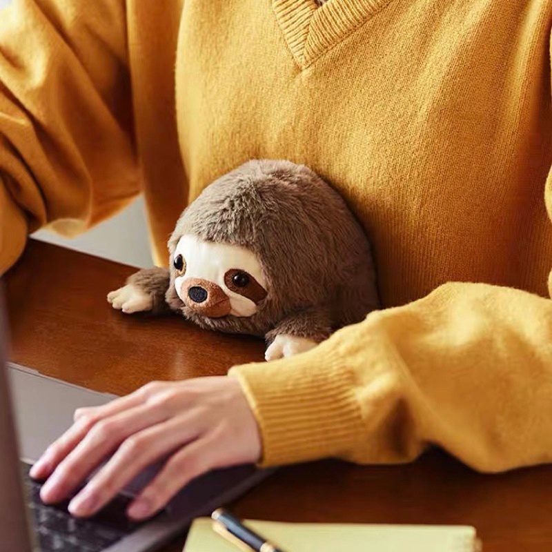 ของขวัญวันเกิด ตุ๊กตาปรับสรีระ Posture Pal Lazy Rabbit Hedgehog Panda Otter Axolotl ลูกแมวซีลตุ๊กตาเ