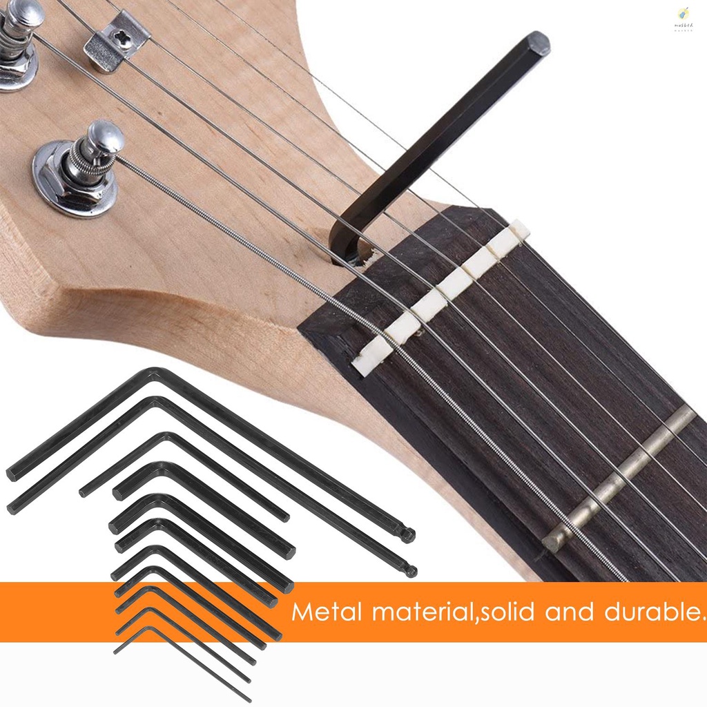 [musbth] ชุดประแจหกเหลี่ยม ด้านในกีตาร์ 11 ชิ้น พร้อมประแจหกเหลี่ยม ยาว 4 5 มม. - รูปที่ 5