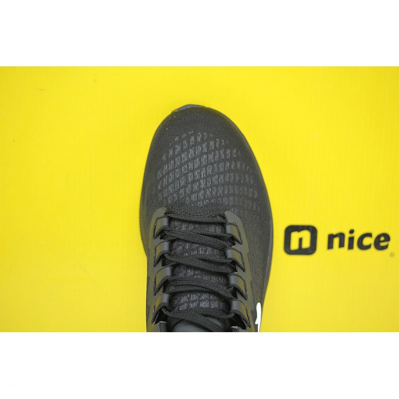 Nike   NiKe No.1 100% Original Zoom Pegasus 37 Turbo 2 Black Full Palm Air Cushion Sport Shoes For