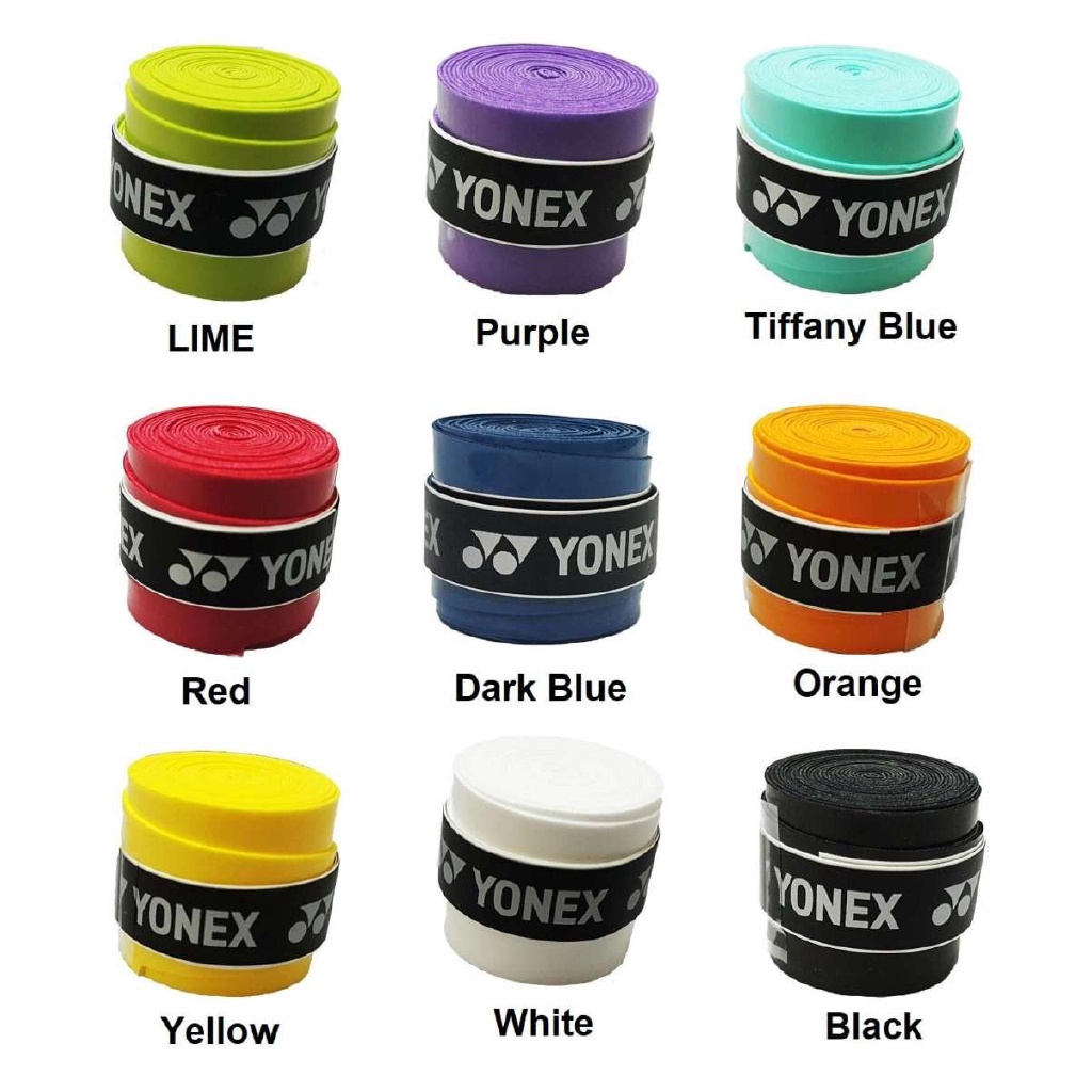 Yonex AC102EX Overgrip คุณภาพดี Yonex Overgrip AC102EX Super Grap Badminton Grip Pu Grip hand Grip 羽
