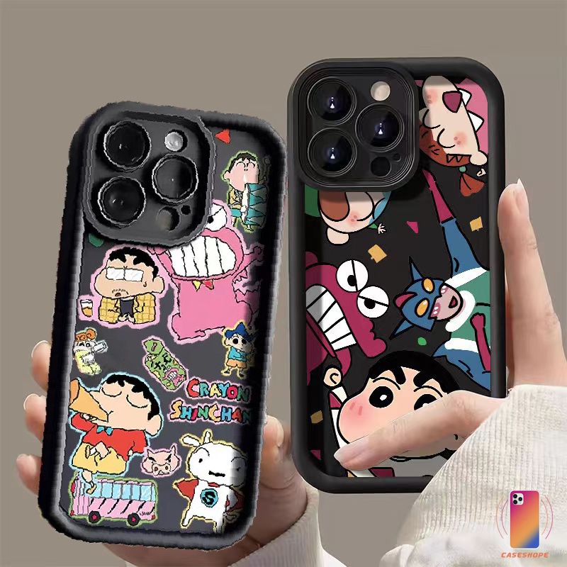 เคสโทรศัพท์มือถือ TPU ขอบตรง ลายการ์ตูนชินจังน่ารัก สําหรับ Realme 6 7 8 PRO C35 C55 10 C21Y C15 6i C30S C3 C25S C11 C1 C2 C51 5S C31 11 C12 5i C33 C53 8i C25 C25Y 5 C30 7i 9i C21 6S C17 C3i C20 C20A 11X V23 Narzo 50 53 N55 50A 30A 50i Prime 2 20 ผ้าคลุม