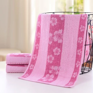 ผ้าขนหนู ผ้าเช็ดตัว 100%ผ้าฝ้าย นุ่มสบาย ซับน้ำดีมาก มี 3 สีให้เลือก 32*71cm