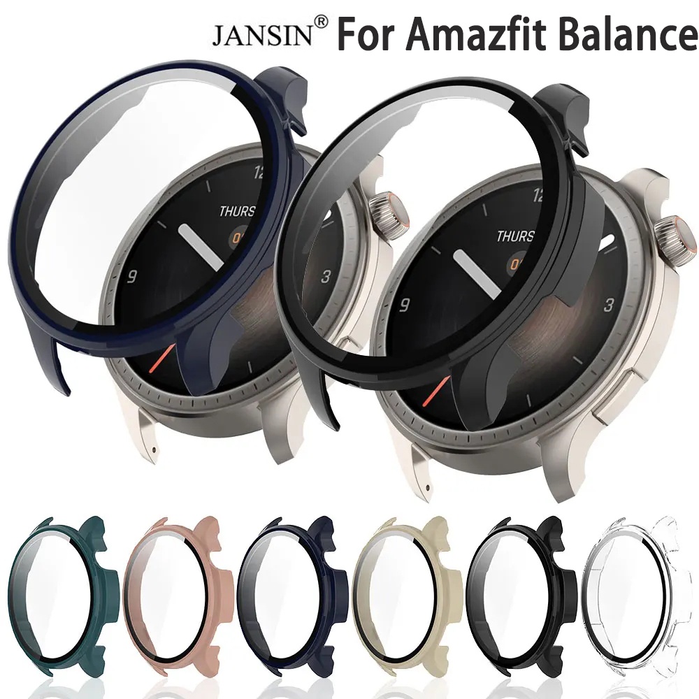 เคส Amazfit Balance ป้องกันเต็มจอ พร้อมกระจกนิรภัย สําหรับ amazfit balance นาฬิกาอัฉริยะ
